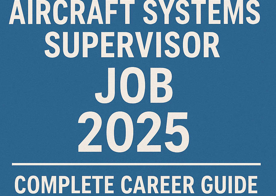 Aircraft Systems Supervisor Job 2025: Complete Career Guide