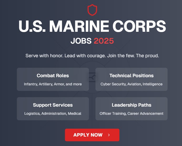 Navy U.S. Marine Corps jobs 2025 | Apply Now |